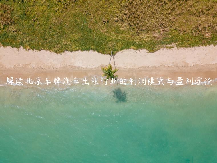 解读北京车牌汽车出租行业的利润模式与盈利途径