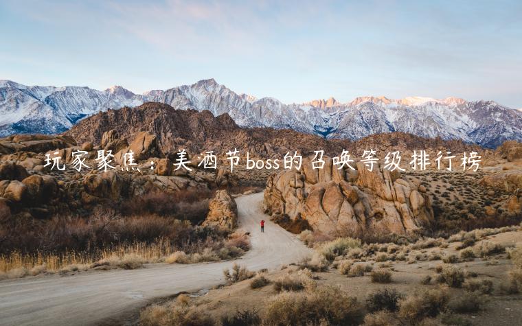 玩家聚焦：美酒节boss的召唤等级排行榜