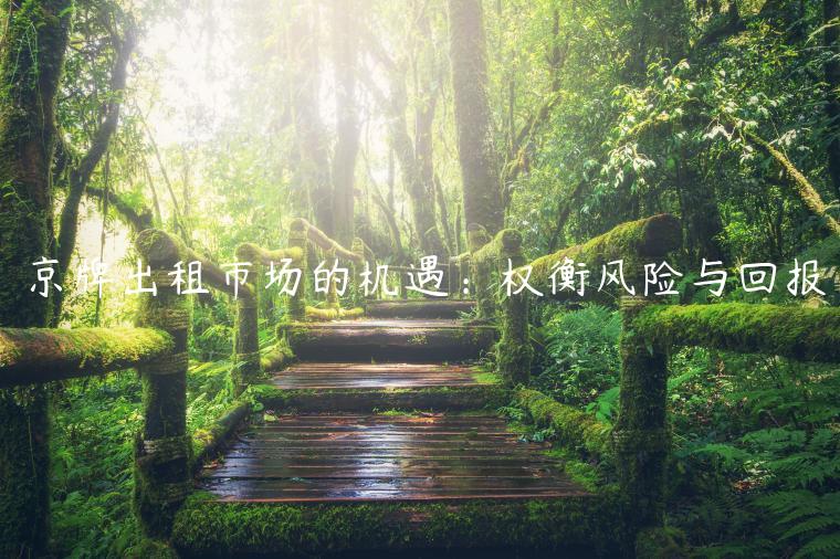 京牌出租市场的机遇：权衡风险与回报