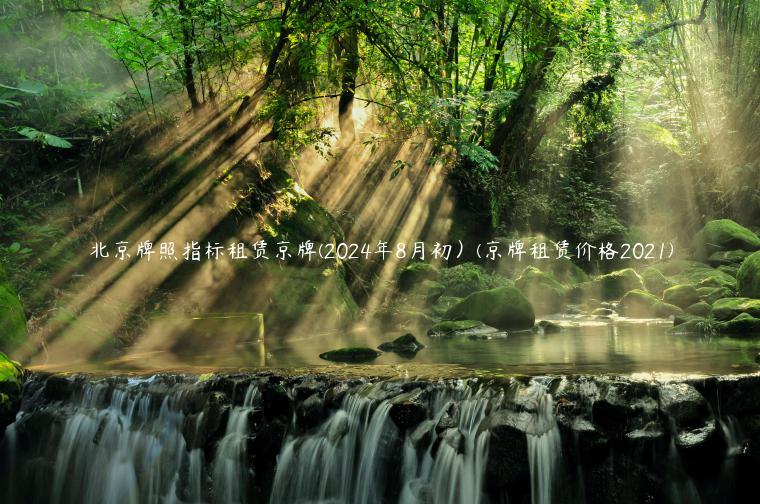 北京牌照指标租赁京牌(2024年8月初）(京牌租赁价格2021)