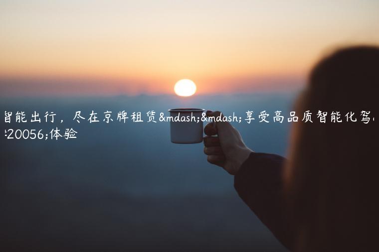 智能出行，尽在京牌租赁——享受高品质智能化驾乘体验