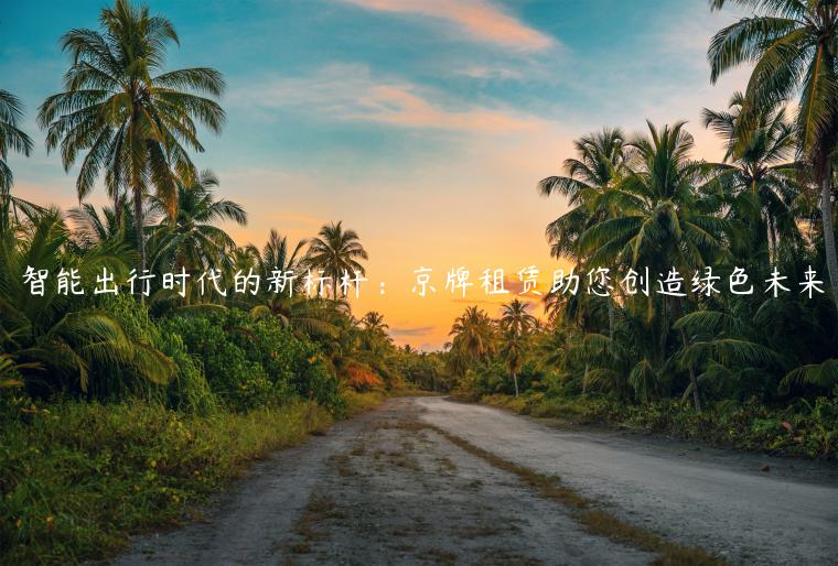 智能出行时代的新标杆：京牌租赁助您创造绿色未来