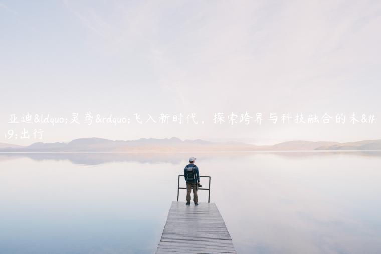 比亚迪“灵鸢”飞入新时代，探索跨界与科技融合的未来出行